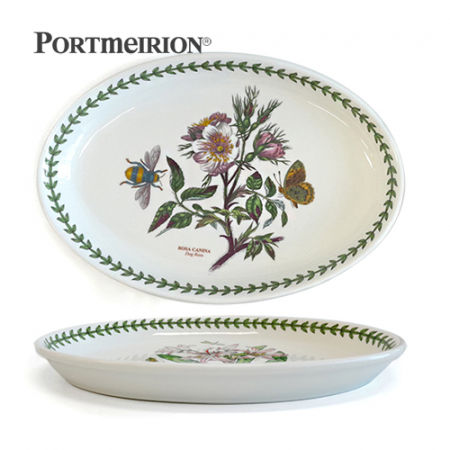 포트메리온 보타닉가든 타원형 접시 2p세트 샐러드접시 스테이크접시 접시세트 #3
