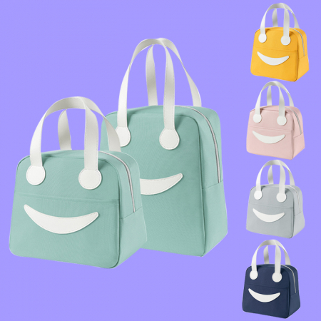 해피스마일 보냉백 보온 도시락가방 소량 주문제작 인쇄 보냉가방 #2