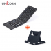 작은이미지: 유니콘 무선 접이식 블루투스 키보드 휴대용 미니 무선키보드 C타입 충전방식 BK-800SB #3