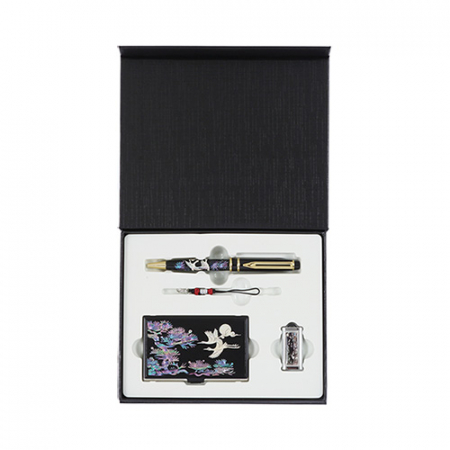 새라온 송학나전 볼펜 + 송학나전 명함케이스 + 채색송학 자개 USB #2