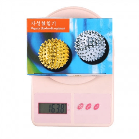 황금 자성 혈침 지압볼 지압기 손바닥 마사지볼 #4