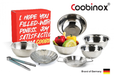 [쿠비녹스]믹싱볼 쌀함박 채반 찜판 집게 플레이트 8종 세트 #3