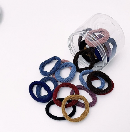 물결 머리끈 머리고무줄 헤어고무줄 미니곱창밴그 #2