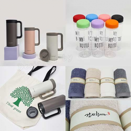 락앤락 테이블머그 텀블러 선물세트(데일리12호)[송월타올] 에코백 보틀 #5