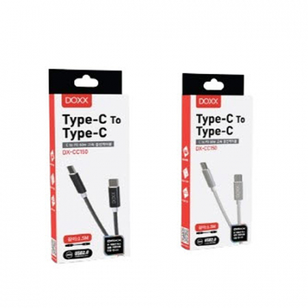 DOXX  DX-CC150 양쪽 C to C타입 패브릭 충전데이타 케이블 1.5m #5