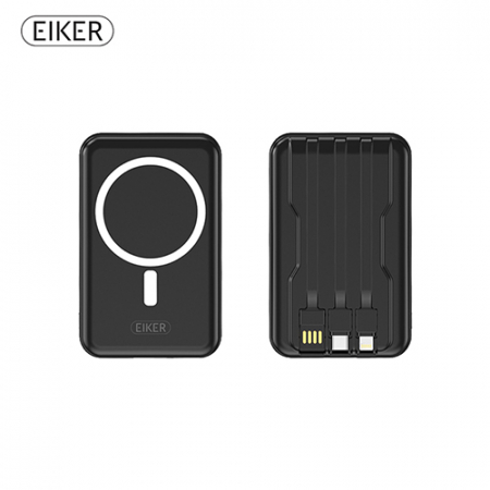EIKER YC-4123 맥세이프 마그네틱 무선 미니 일체형 보조배터리 10000mAh 4색 컬러 #5