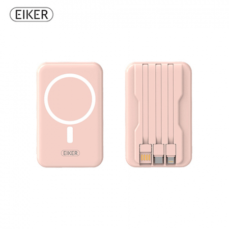 EIKER YC-4123 맥세이프 마그네틱 무선 미니 일체형 보조배터리 10000mAh 4색 컬러 #6