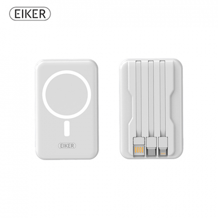 EIKER YC-4123 맥세이프 마그네틱 무선 미니 일체형 보조배터리 10000mAh 4색 컬러 #7