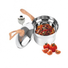 지지엘 스테인레스 짜파 편수냄비 18cm