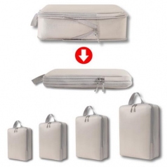 아디오스 여행용압축 파우치 4종세트 캐리어 정리백