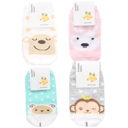 애니멀 어린이 발목양말 5P세트 K9 #2