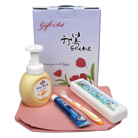 미니 컬러 에코백 + 아이깨끗해 핸드워시 + 크리오 치약 칫솔 세트 3종세트 #2
