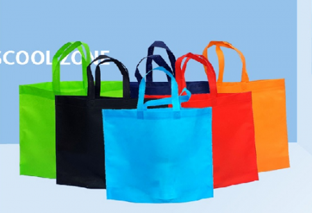 부직포가방 중형 가로 42*33*9 #2