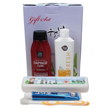 크리오 치약칫솔 세트 + 미장센 샴푸 + 샤워메이트 바디워시 3종 #2