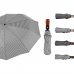 작은이미지: 심플 체크 3단 접이식 우드 손잡이 자동우산 #3