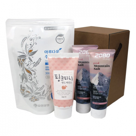 아름다운 주방세제 리필용 + 과일나라 핸드크림 + 핑크 솔트치약 외 4종세트 #2