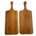 작은이미지: 나무나라 티크 우드 사각 핸들 도마 소 #4