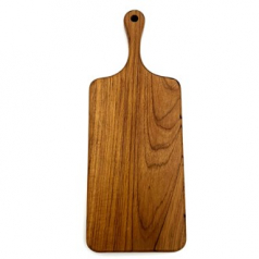 나무나라 티크 우드 사각 핸들 도마 소