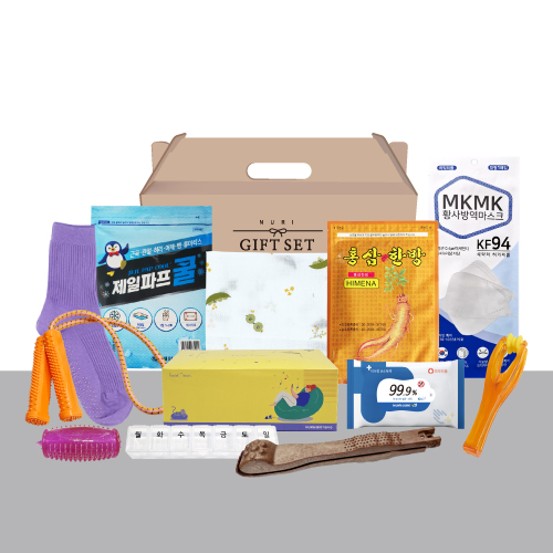 누리 치매 케어세트 5호(효자손, 건강체크 검사지, 요일 약통,지압기) #2