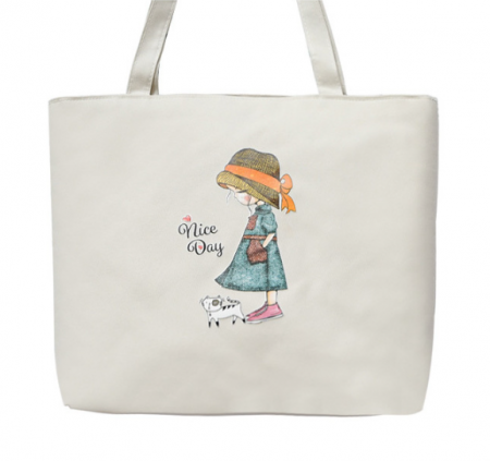 일러스트 에코백, 무지 에코백, 에코가방, 미니 에코백, 캐릭터 에코백 #2