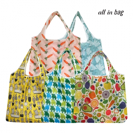 가벼운 프린트 빅장바구니 // 색상 선택 가능 #3