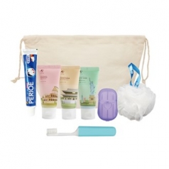 오라이프 에코 여행용세트 204호, 면 파우치 8종 여행용세트 204호