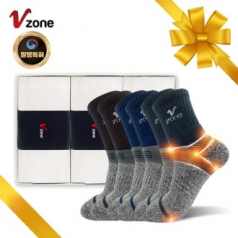 브이존 더블 임팩트 남성양말 3p 선물세트, 스포츠양말, 등산양말 // 기능성 특허