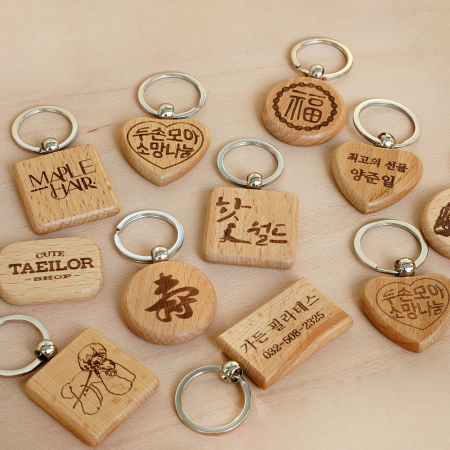 우드인 우드 키링 락커룸 열쇠고리 #2