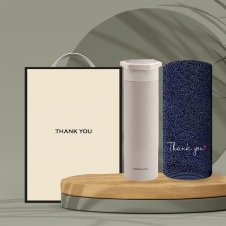 시즈넬 선물세트 락앤락 스파이더 텀블러 400ml + 고급호텔타올190g #2