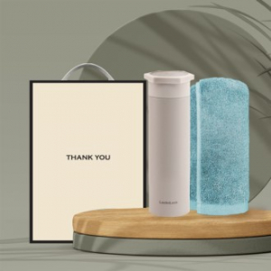 시즈넬 고급선물세트 락앤락 스파이더 텀블러 400ml + 항균세면타올150g
