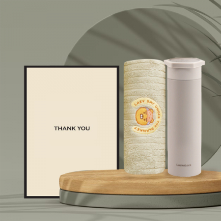 시즈넬 고급선물세트 락앤락 스파이더 텀블러 400ml + 카카오 모달타올 #2