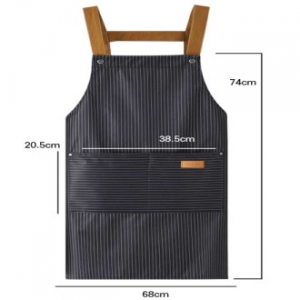 스트라이프 투 포켓 방수 앞치마, 공방앞치마, 카페앞치마, 허리앞치마, 원피스앞치마, 주방앞치마, 미용실앞치마