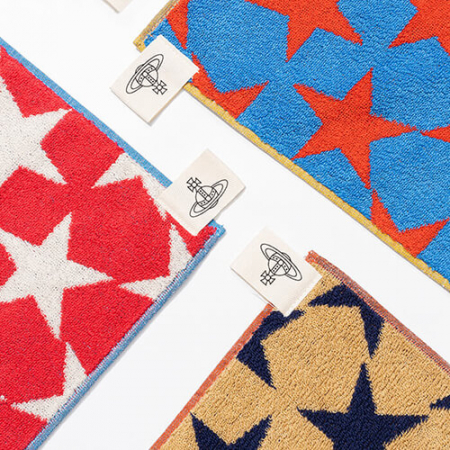 비비안웨스트우드 핸드타월 겸용 패턴 손수건 B(6종) #2