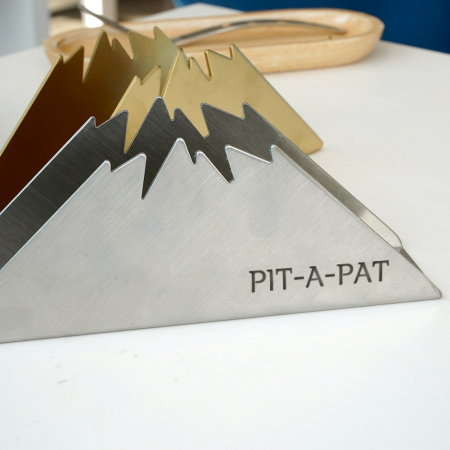 우드인 고급 스테인리스 냅킨꽂이 홀더 골드 #4