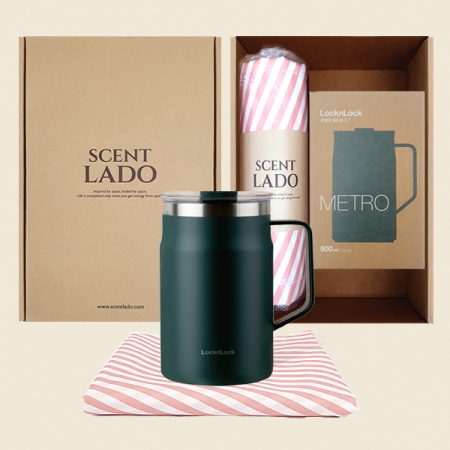 센트라도 피크닉매트+락앤락 메트로머그 600ml 세트 #3