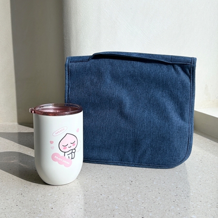 센트라도 트래블 파우치 + 카카오 데일리 스텐 텀블러 세트 #3