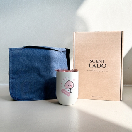 센트라도 트래블 파우치 + 카카오 데일리 스텐 텀블러 세트 #2