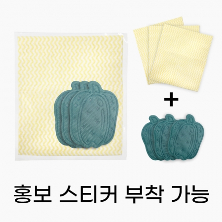 코젠더스 판촉 수세미 3매 + 행주 3매 #4