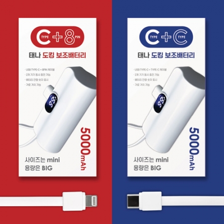 태나 디스플레이 듀얼 도킹 보조배터리 #2
