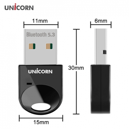 유니콘 USB블루투스 동글이 무선어댑터 리얼텍5.3 칩셋 오토페어링 XB-530G #4