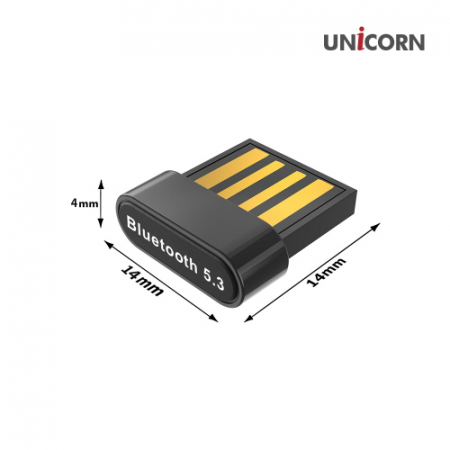 유니콘 USB 블루투스 동글이 무선어댑터 리얼텍5.3 칩셋 오토페어링 XB-530V #4