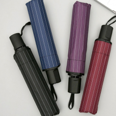 U009 스트라이프 3단우산 답례품 접이식 양산 인쇄 소량 주문제작 우산