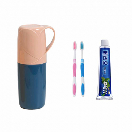 세븐몰 하트 칫솔통 칫솔 치약 커플 세트 칫솔꽂이 칫솔보관함 양치컵 #2