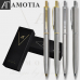 작은이미지: 아모티아 네셔스텐 금속샤프+가죽파우치제공 #3