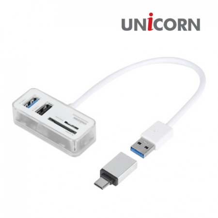 유니콘 USB3.0 멀티 카드리더기 A타입 C타입젠더 겸용 TH-500CR #2