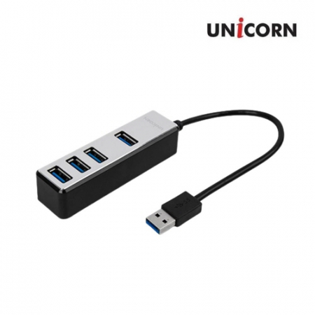 유니콘 USB3.0 4포트 허브 휴대용 고속 USB허브 RH-4500 #2