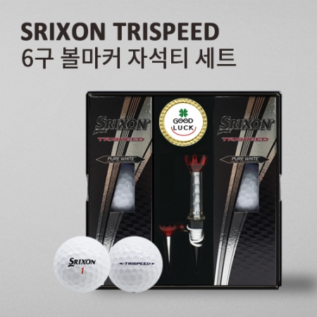 스릭슨 트라이스피드 6구 볼마커 자석티세트 (3pc) 스릭슨 골프공 6구 #2