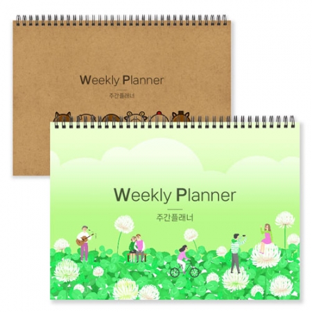 주간플래너 (고급형, 260*185mm) [주문제작] #3