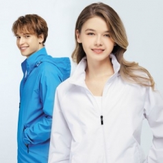 유니렉스 듀스포 바람막이 방수원단 아웃도어 캠핑 단체복 남여공용