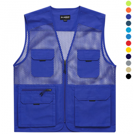 매직 메쉬 망사 조끼 LD 480 현장조끼 단체조끼 팀조끼 형광조끼 #2